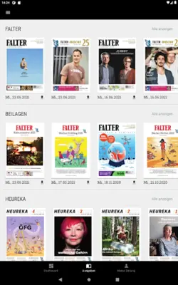 Falter ePaper android App screenshot 0