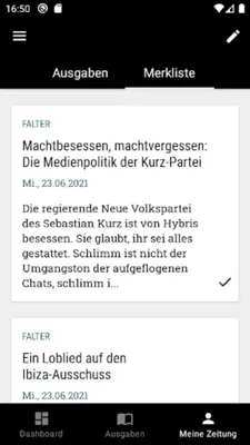 Falter ePaper android App screenshot 7